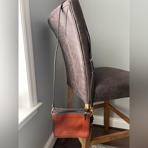 Fossil Campbell Leather Crossbody Bag